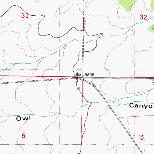 Topographic Map of Bingham Post Office, NM