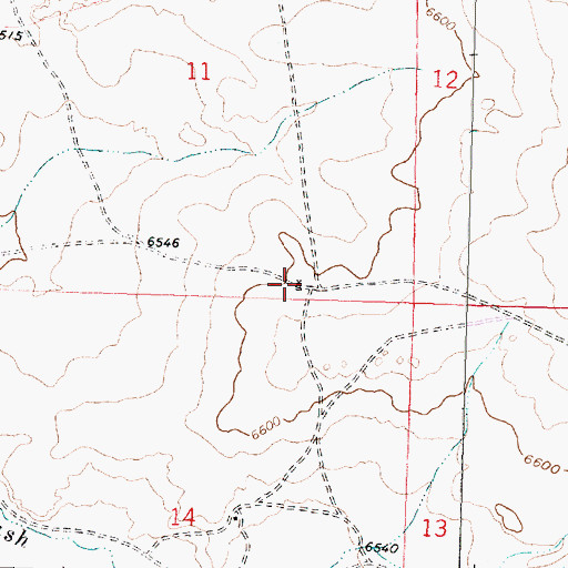 Topographic Map of CCR 13 Water Well, NM