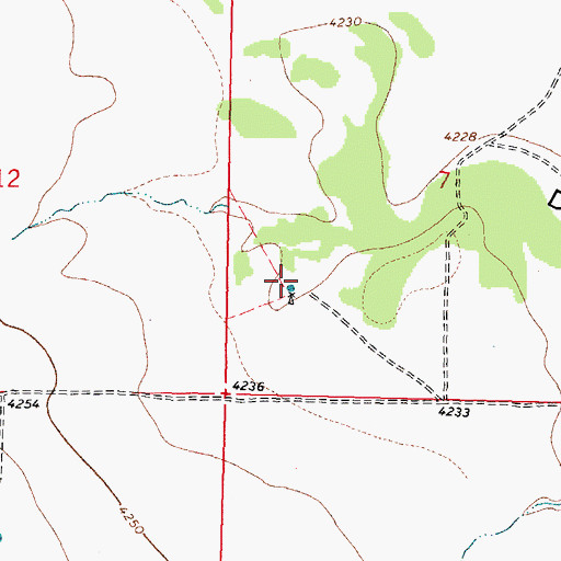 Topographic Map of 00849 Water Well, NM