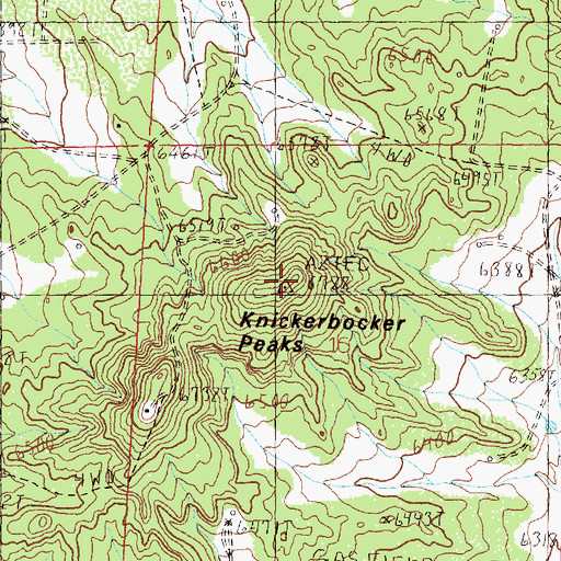 Topographic Map of KRAZ-FM (Farmington), NM