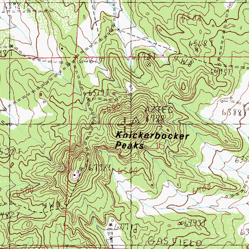 Topographic Map of KTRA-FM (Farmington), NM
