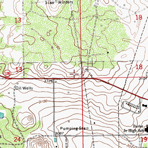 Topographic Map of KPEQ-FM (Jal), NM