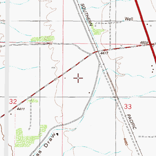 Topographic Map of KPSA-FM (La Luz), NM