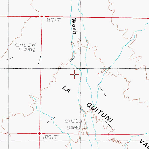 Topographic Map of Pia Oik Valley, AZ