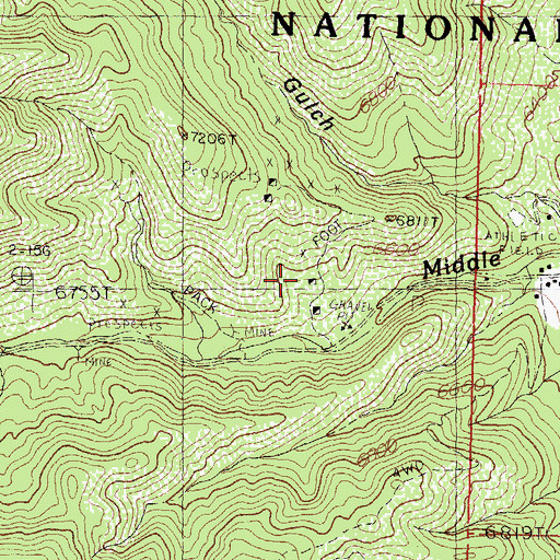 Topographic Map of Illinois Mine, NM
