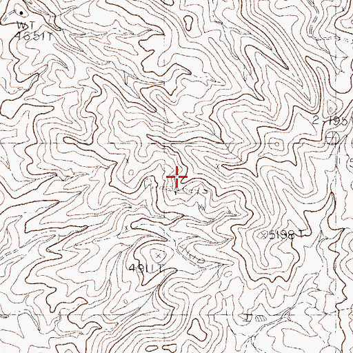 Topographic Map of Forty-One and Riverside Mine, NM