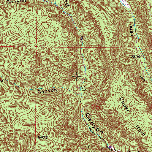 Topographic Map of Crown Point Mine, NM
