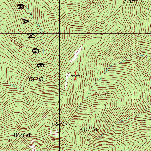 Topographic Map of American Mine, NM