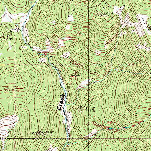 Topographic Map of Helen Mine, NM