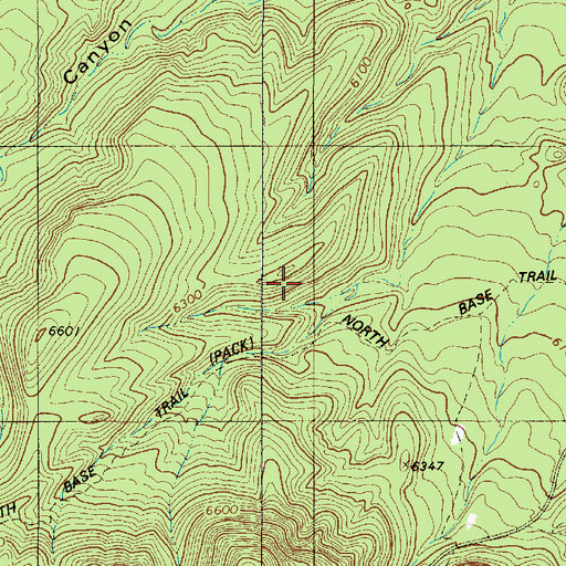 Topographic Map of Red Wing Number Three Mine, NM