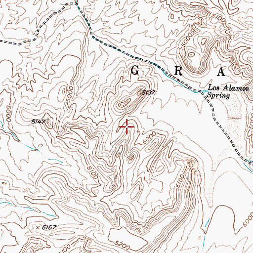 Topographic Map of Joyita Mine, NM