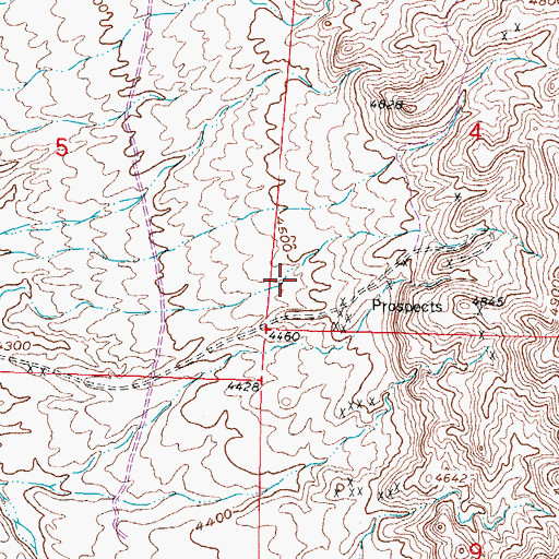 Topographic Map of Hill Top Mine, NM
