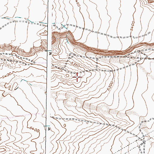Topographic Map of College Number 1 Water Well, NM
