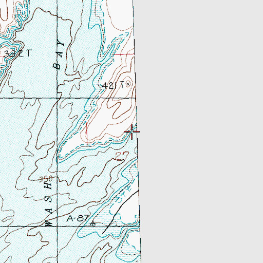 Topographic Map of Pigeon Wash, AZ