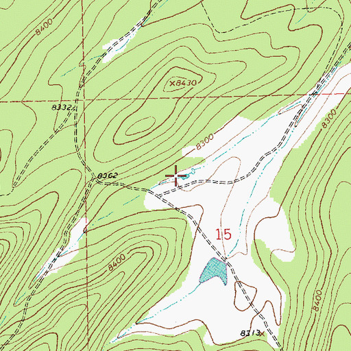Topographic Map of Slab Pole Tank, NM