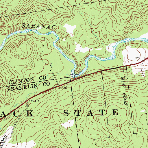Topographic Map of Alder Brook, NY