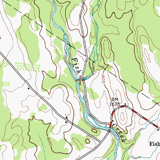 Topographic Map of Alder Creek, NY