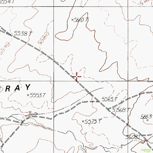 Topographic Map of Pile of Sticks, AZ