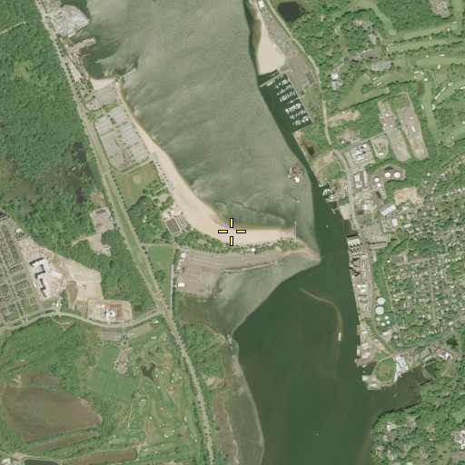 Aerial/Satellite Image of Bar Beach, NY