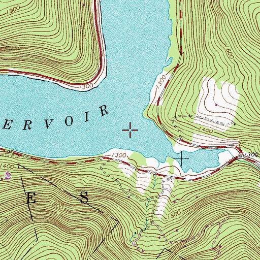 Topographic Map of Barkaboom Stream, NY