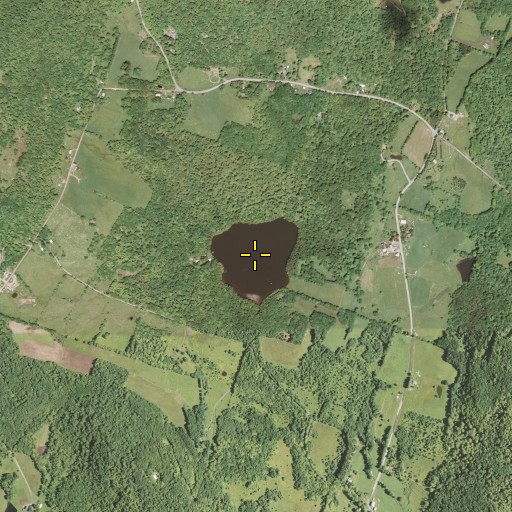 Aerial/Satellite Image of Basket Pond, NY