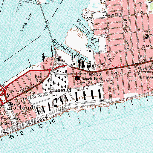 Topographic Map of Public School 183, NY