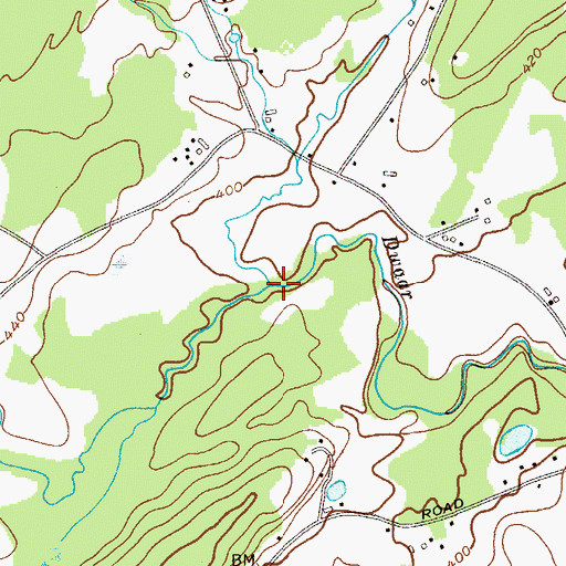 Topographic Map of Beaver Brook, NY