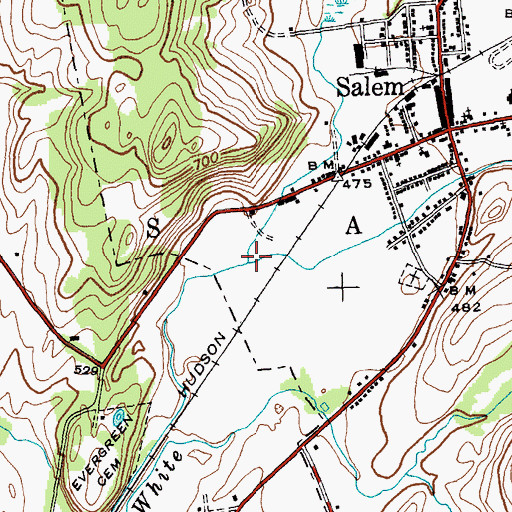 Topographic Map of Beaver Brook, NY