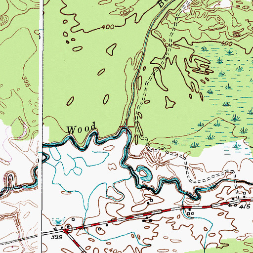 Topographic Map of Beaver Brook, NY