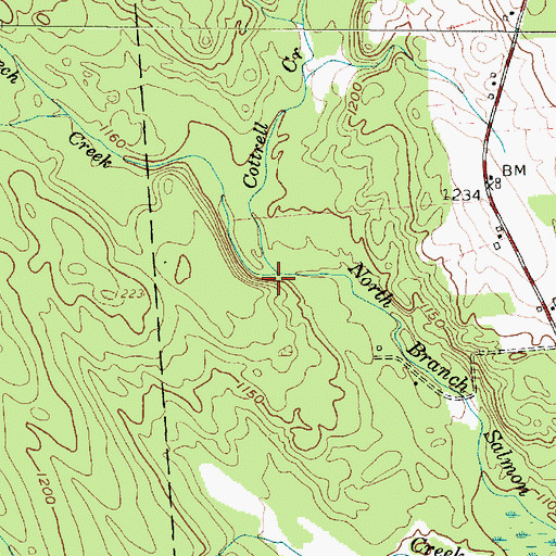 Topographic Map of Beech Creek, NY