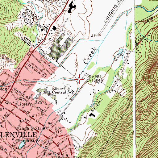 Topographic Map of Beer Kill, NY