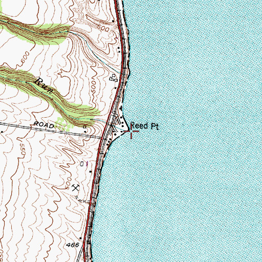 Topographic Map of Benton Run, NY