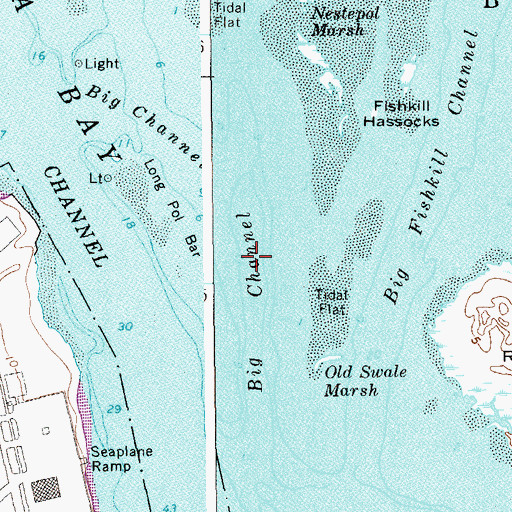 Topographic Map of Big Channel, NY