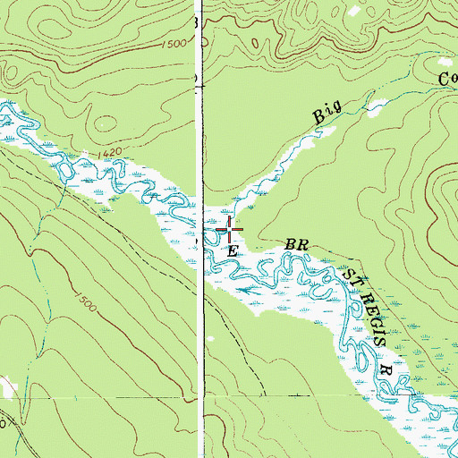Topographic Map of Big Cold Brook, NY