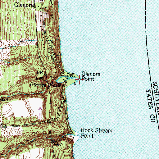 Topographic Map of Big Stream, NY