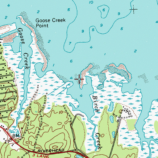Topographic Map of Birch Creek, NY