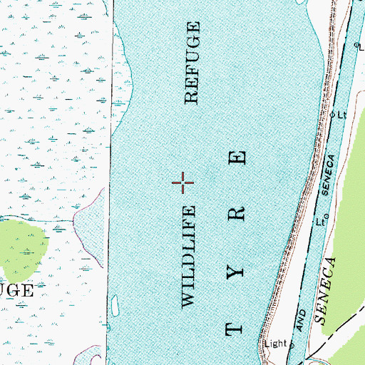 Topographic Map of Black Lake, NY