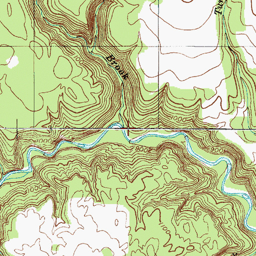 Topographic Map of Blue Brook, NY