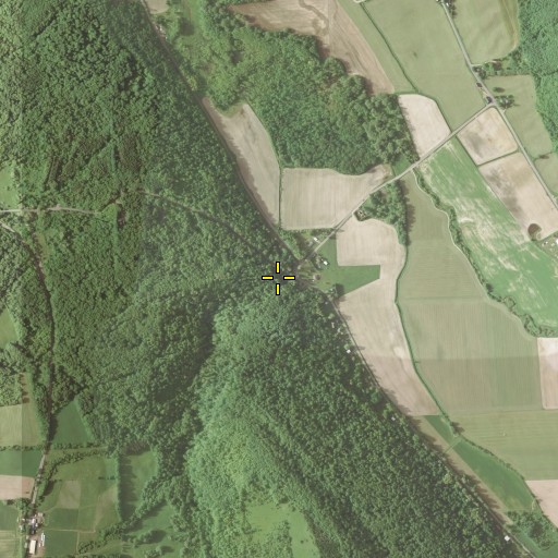 Aerial/Satellite Image of Bucktail Falls, NY