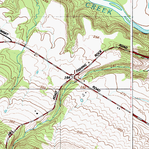 Topographic Map of Bullard School, NY