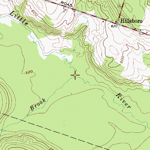 Topographic Map of Bullhead Brook, NY