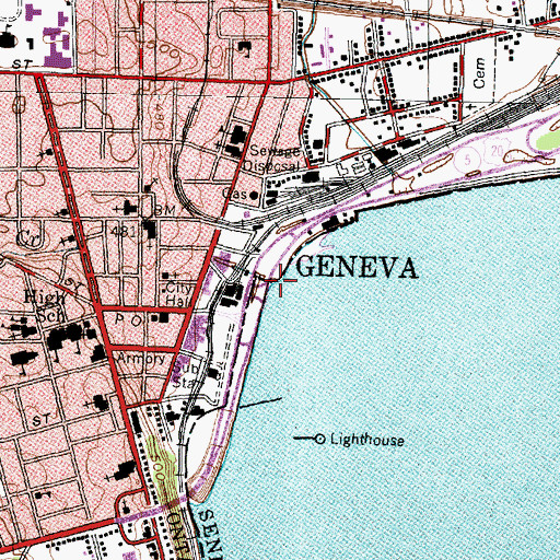 Topographic Map of Castle Creek, NY