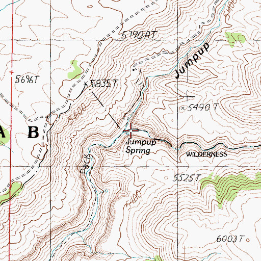 Topographic Map of Pine Hollow, AZ