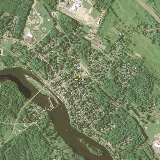 Aerial/Satellite Image of Cherry School, NY