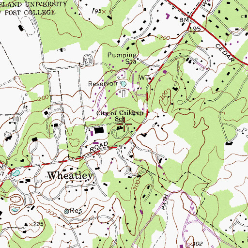 Topographic Map of City of Children School, NY