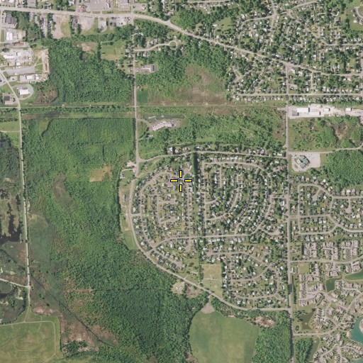 Aerial/Satellite Image of Clark Hill, NY