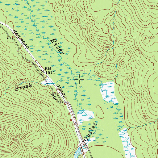 Topographic Map of Clear Brook, NY