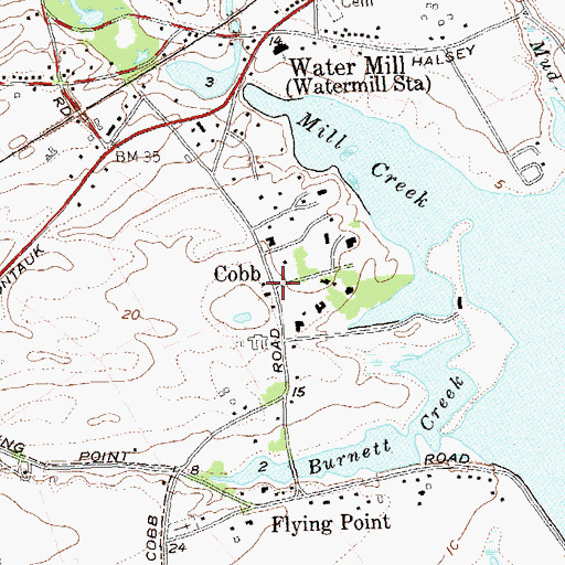 Topographic Map of Cobb, NY