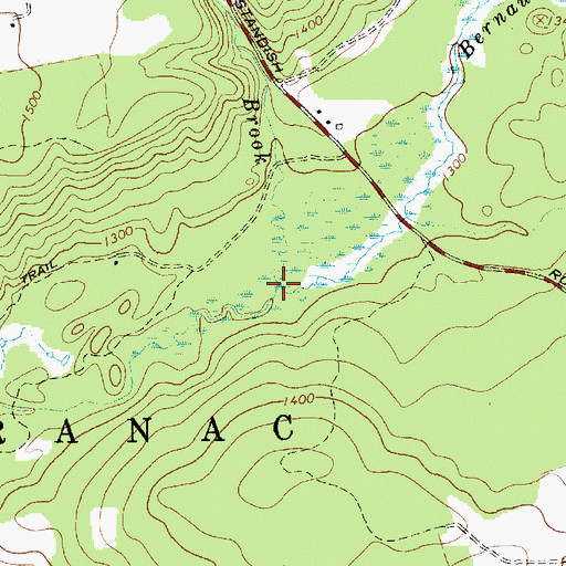 Topographic Map of Cold Brook, NY