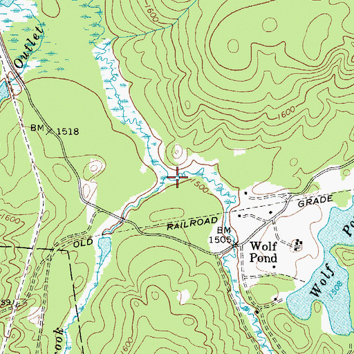 Topographic Map of Cold Brook, NY